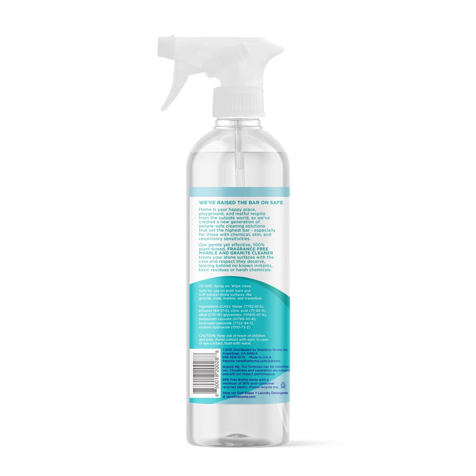 Marble and Granite Cleaner - Fragrance Free – Sensitive Home